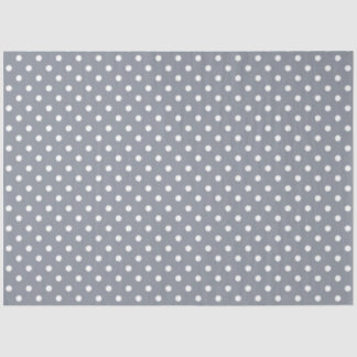Grey Polka Dot Tissue Paper