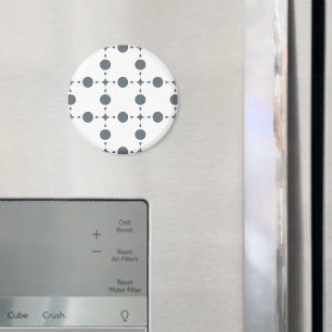 Grey Polka Dots, Polka Dot Pattern, Dots, Dotted Magnet