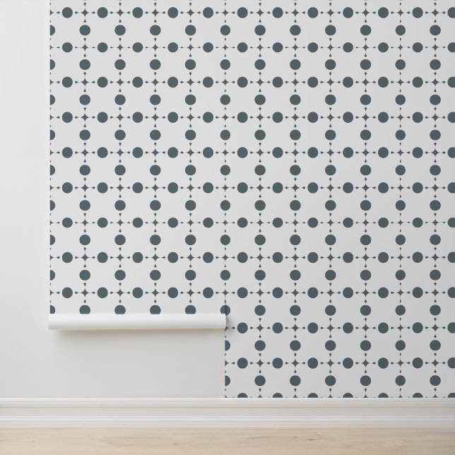 Grey Polka Dots, Polka Dot Pattern, Dots, Dotted Wallpaper (Application)