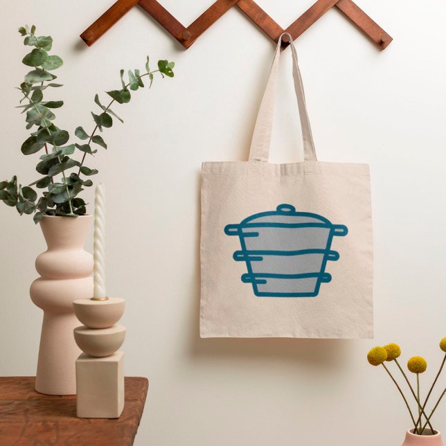 Grey Pot Tote Bag (Creator Uploaded)