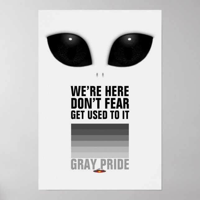 Grey Pride Alien poster (Front)
