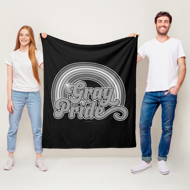 Grey Pride (Retired Senior) Fleece Blanket (In Situ)