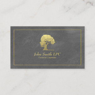 Grey Psychologist Personal Counsellor Appointment Card