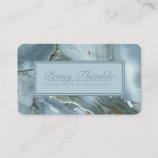 Grey quartz business card