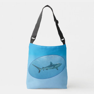 Grey Reefshark, Yap Island - Photographic design Crossbody Bag