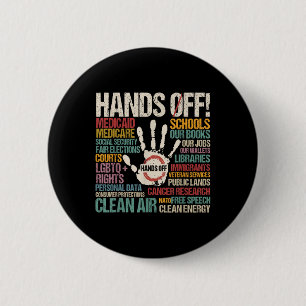 Grey Ribbon Brain Tumour Awareness Apparel For Men 6 Cm Round Badge