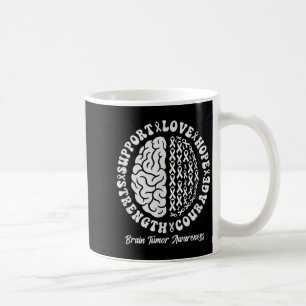 Grey Ribbon Btam Brain Tumour Awareness Month Coffee Mug