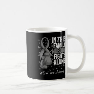 Grey Ribbon Survivor Fighter Brain Tumour Awarenes Coffee Mug