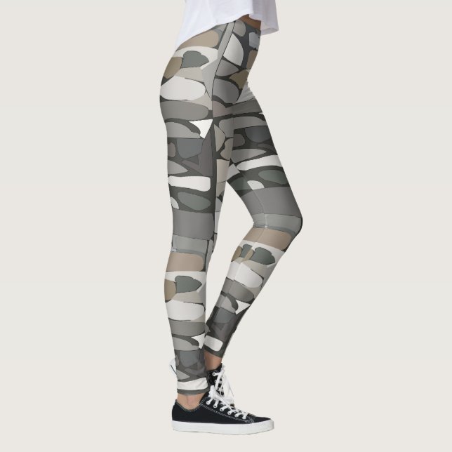 Grey Rock Stone  Leggings (Right)