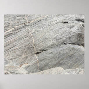 Grey rock view poster