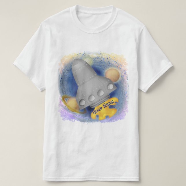 Grey Rocket  T-shirt (Design Front)