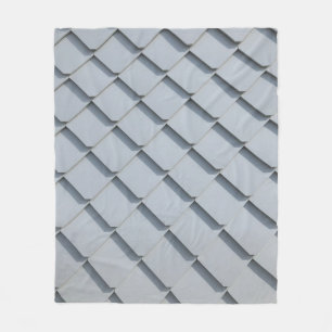 Grey roof shingles fleece blanket