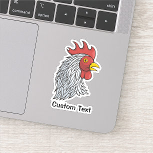 Grey Rooster's Head