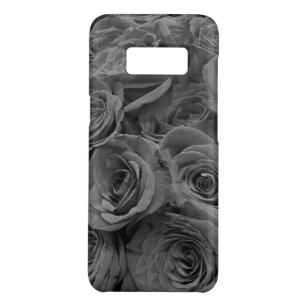 Grey roses, grey floral photo    Case-Mate samsung galaxy s8 case