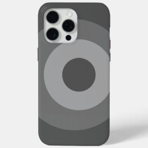 Grey Round Apple iPhone 15 Pro Max Case