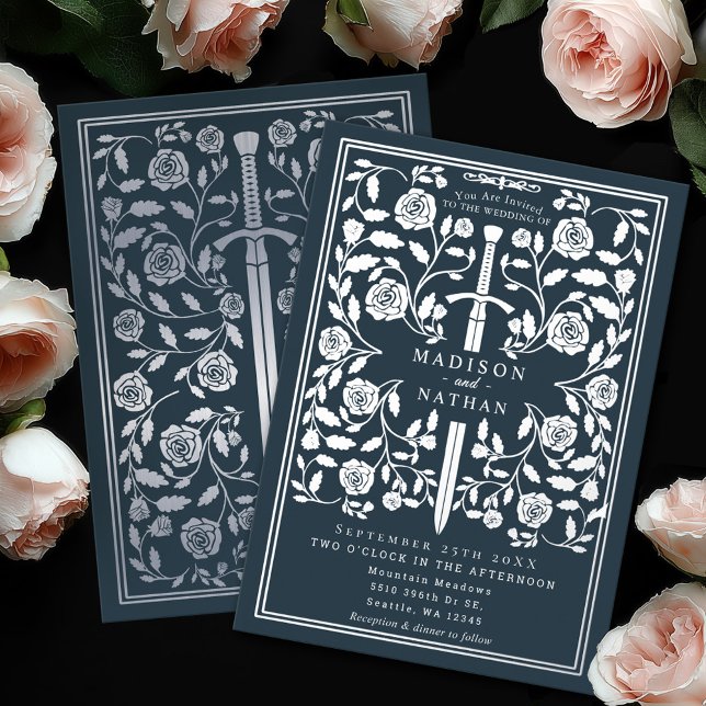 Grey Royal Mediaeval Silver Sword Wedding (Creator Uploaded)