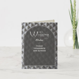  Grey Royal Wedding Greetings Wishing Congrates Thank You Card