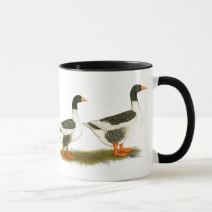 Grey Saddleback Geese Mug