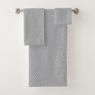 Grey Same Komon (large scale) Bath Towel Set