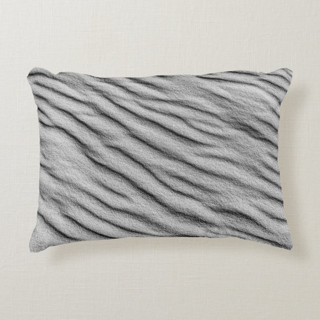 Grey sand decorative cushion (Front)