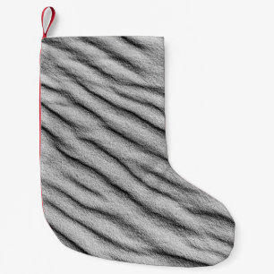 Grey sand small christmas stocking