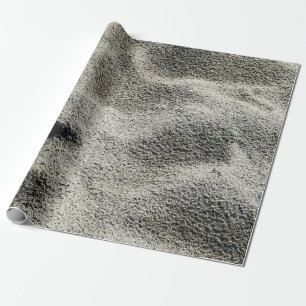 Grey sand wrapping paper