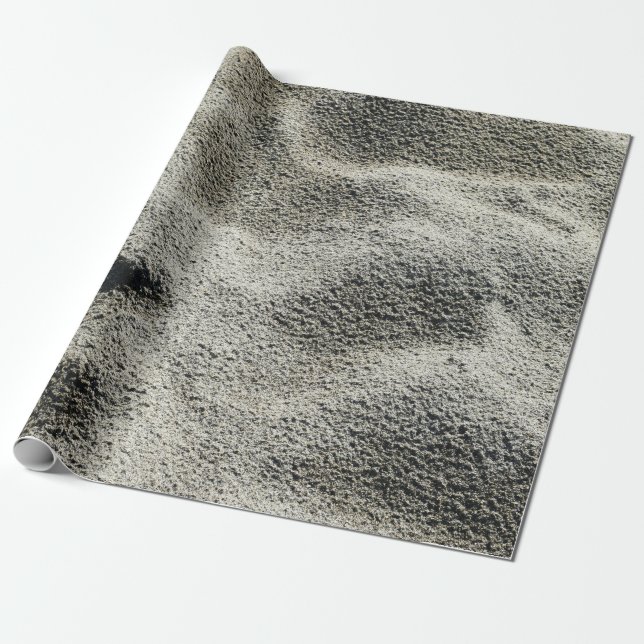 Grey sand wrapping paper (Unrolled)