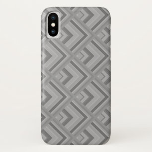 Grey scale pattern iPhone x case