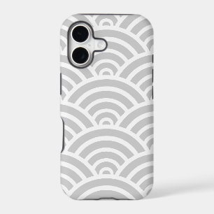 Grey Scallop Pattern