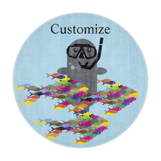 Grey Seal Thunder_Cove  Cutting Board (Front)