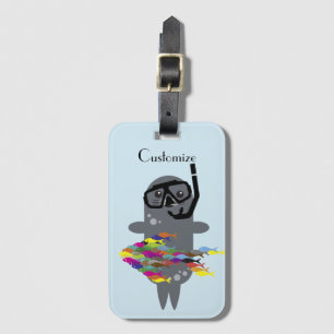 Grey Seal Thunder_Cove Luggage Tag