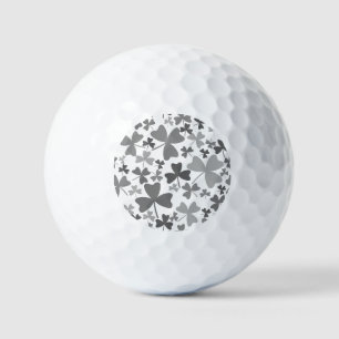 Grey Shamrocks Golf Balls