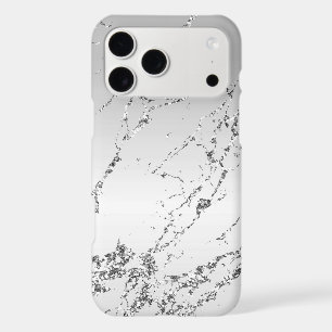 Grey Silver Glitzy Faux Glitter