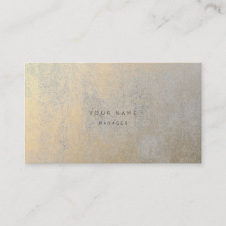 Grey Silver Gold Sepia Watercolor Appointment Card