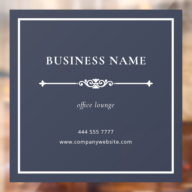 Grey Simple Business Office Lounge White Frame (Sheet 2)