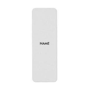 GREY SIMPLE NAME ADDRESS LABEL RETURN ADDRESS LABEL