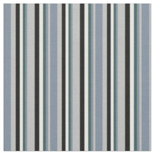 Grey, Slate Greys, Mint Cream & Black Fabric