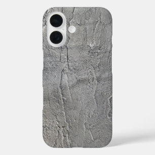 Grey Slate Rock Texture iPhone 16 Case