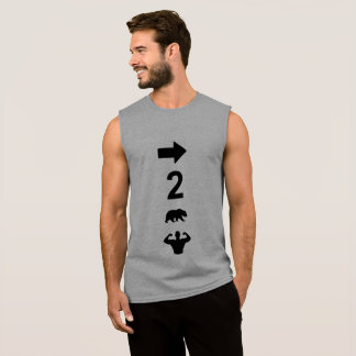 Grey sleeveless Right To Bear Arms Shirt
