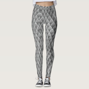 Grey Snake Skin Leggings