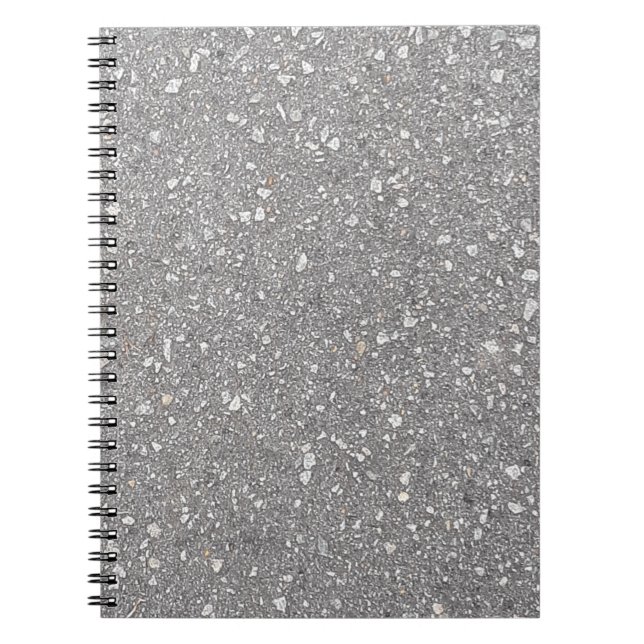 Grey-speckled Spiral Notebook  (Front)