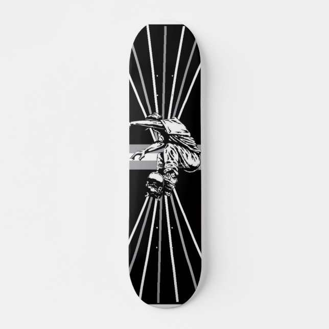 Grey-Spectrum Skateboard (Front)