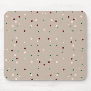 Grey Spots Pattern Mouse Pad
