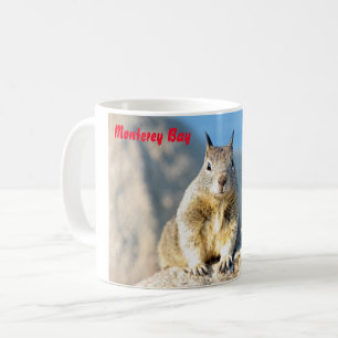 Grey squirrel, Monterey Bay, California Coffee Mug