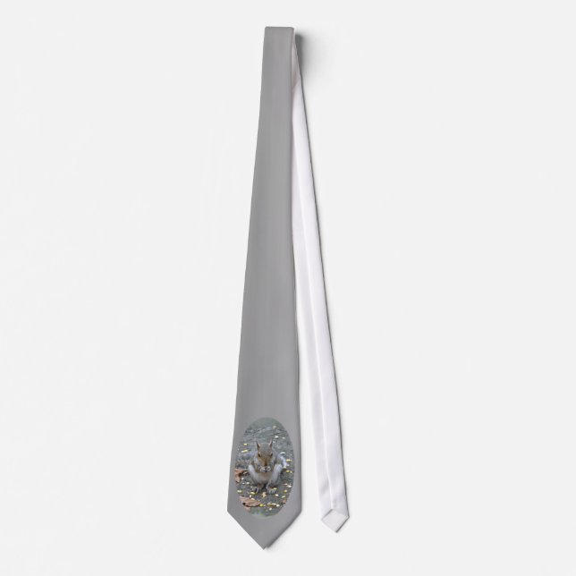 Grey Squirrel Necktie (Front)