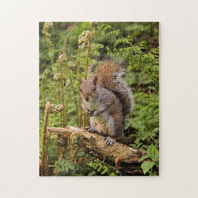 Grey Squirrel Puzzle/Jigsaw Jigsaw Puzzle (Vertical)