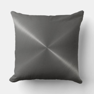 Grey Stainless Steel Metal Cushion