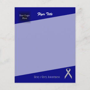 Grey Standard Ribbon by Kenneth Yoncich Flyer