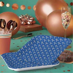 Grey Standard Ribbon by Kenneth Yoncich Paper Plate