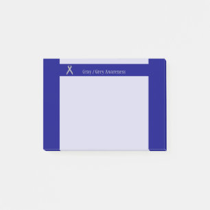 Grey Standard Ribbon by Kenneth Yoncich Post-it Notes